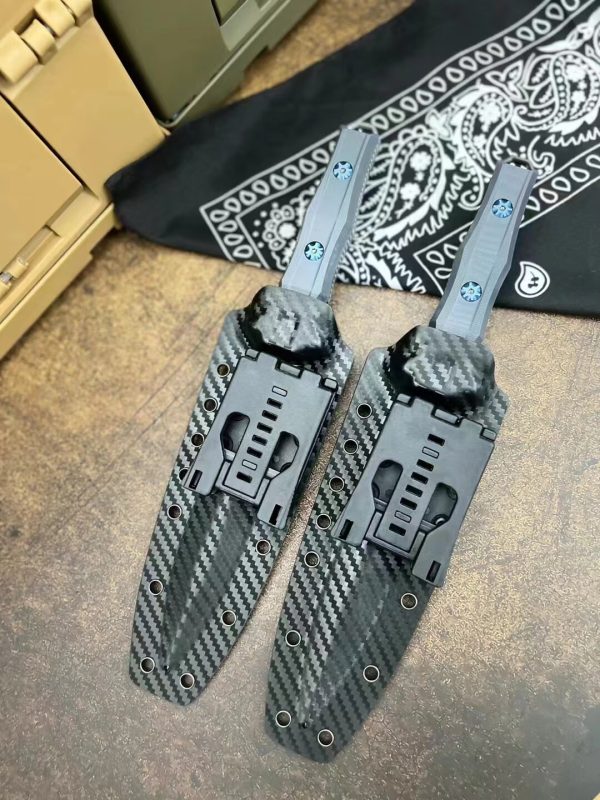 30917f9b36971dd5 DE011 The corrupted infidels have a double-edged sword Double-edged Knife G10 Handle K Scabbard