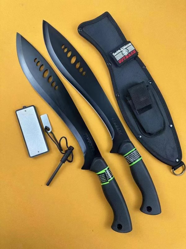 30d43b26c2ce21f5 GT012 Smith Nepal Curved Knife G10 Handle Nylon cloth knife cover