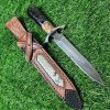 3c6896827e09298e DE014 Roman Divine Sword Double-edged Knife G10 Handle Leather Sheath