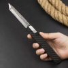 ZC001 Pastor 2 Straight Out (Black) OTF Knife aluminum alloy handle