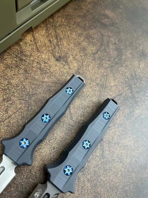 4322bbcc15e2434e DE011 The corrupted infidels have a double-edged sword Double-edged Knife G10 Handle K Scabbard