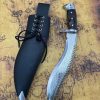 GT013 Nepalese dragon scales Curved Knife Wooden Handle K Scabbard