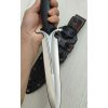 69846d77bfa3cd86 DE015 Ice Peak 3 Outdoor Knife with Double Blade Double-edged Knife G10 Handle K Scabbard