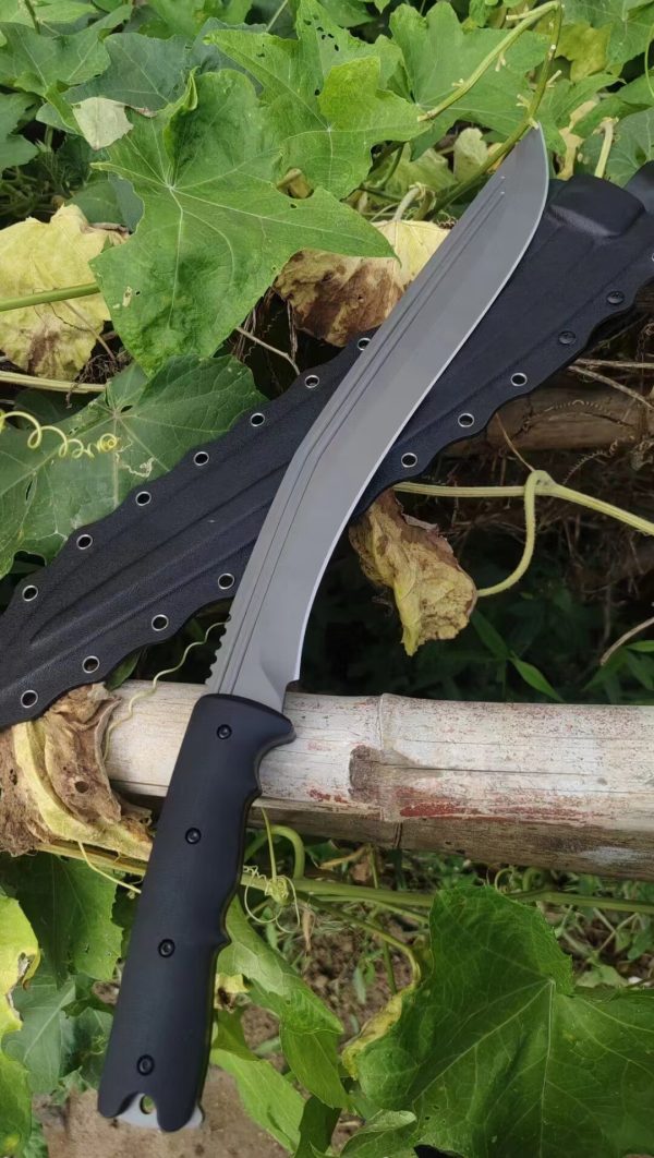 76f7f768bf30b40e GT014 King of Nepal Curved Knife G10 Handle K Scabbard