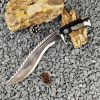 GT013 Nepalese dragon scales Curved Knife Wooden Handle K Scabbard