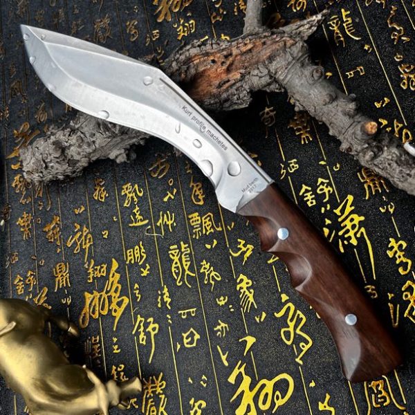 8ef0f74ad85e002d GT009 Nepal Supreme Curved Knife Wooden Handle Leather Sheath