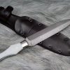 9743f108a73b3bc6 DE010 Stallone Lamborghini MK10 Double-edged Knife G10 Handle K Scabbard