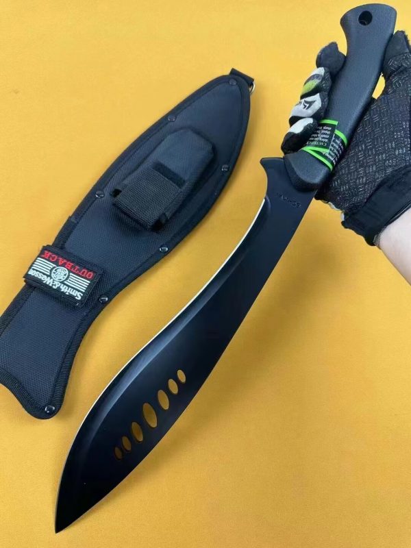 99c8edd63c43ca06 GT012 Smith Nepal Curved Knife G10 Handle Nylon cloth knife cover