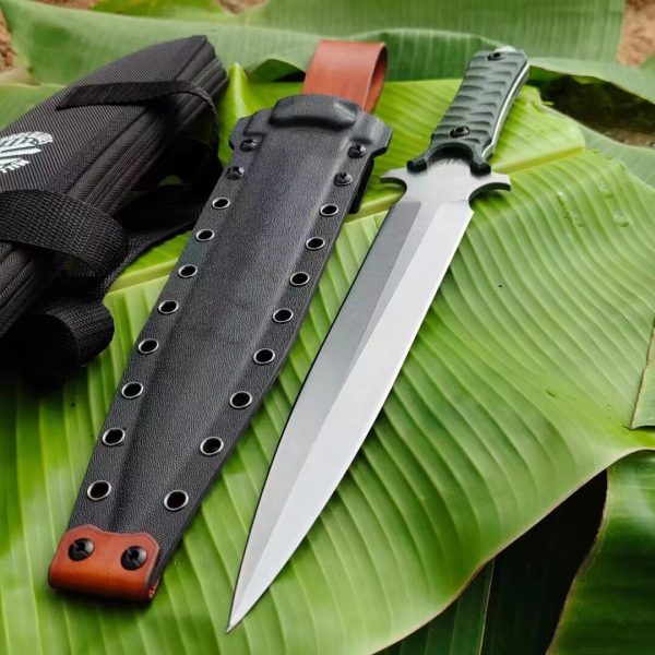 a0b497b9ff9943ed DE007 Miller Polaris Double Edges G10 Handle K Scabbard