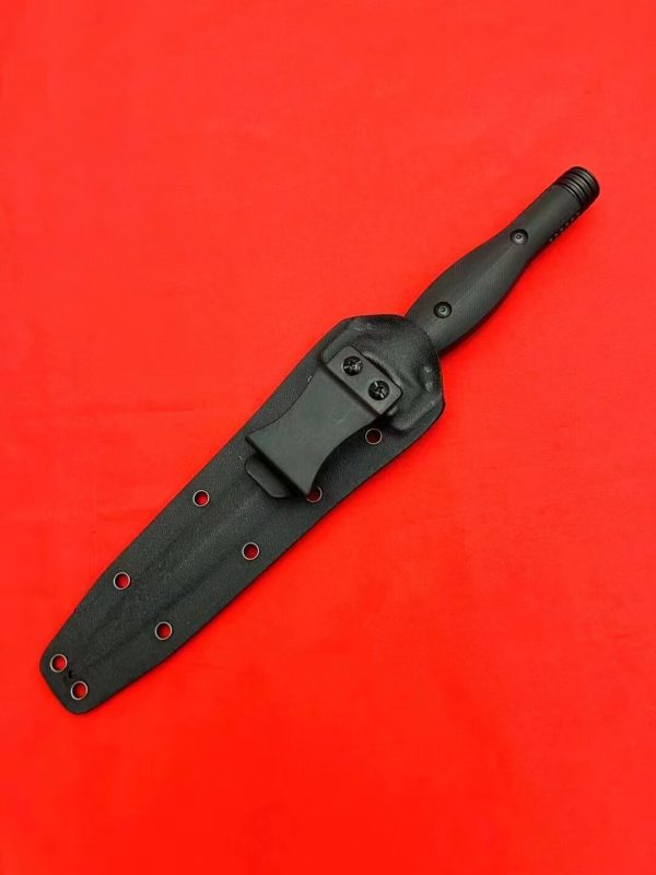 a4e61df213444177 DE009 Extreme force is double-edged Double-edged Knife G10 Handle K Scabbard