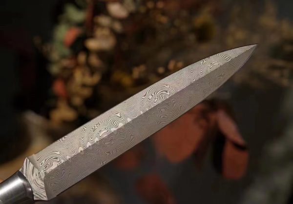 a8f1835029b31705 DE010 Stallone Lamborghini MK10 Double-edged Knife G10 Handle K Scabbard