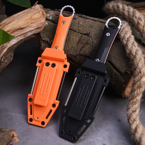 adad111 (3) DE024 S03 Compass Double Edges Double-edged Knife