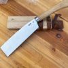 LS069 Wood Sheath Wood Knife Long Fixed Blade Knife Wooden Handle Wooden knife set