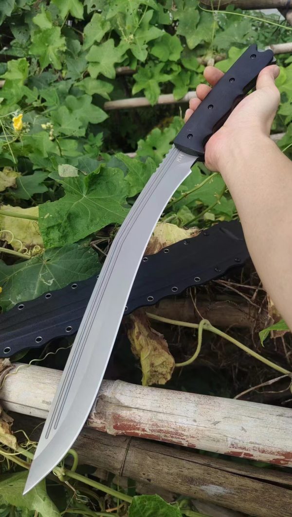 cb4b380d43e35ffc GT014 King of Nepal Curved Knife G10 Handle K Scabbard