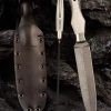 d50b686e51c11ceb DE010 Stallone Lamborghini MK10 Double-edged Knife G10 Handle K Scabbard