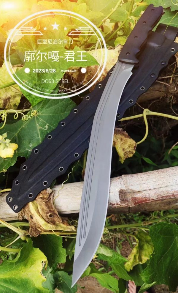 e2ee93b8900e88ff GT014 King of Nepal Curved Knife G10 Handle K Scabbard