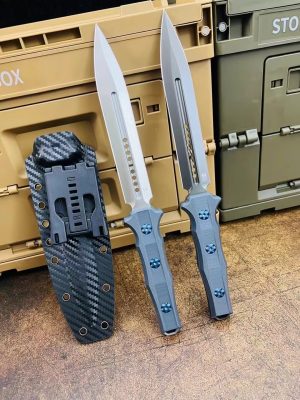 e685a10207e6b9b1 DE011 The corrupted infidels have a double-edged sword Double-edged Knife G10 Handle K Scabbard