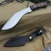 ebbb8c5fc0970455 GT009 Nepal Supreme Curved Knife Wooden Handle Leather Sheath