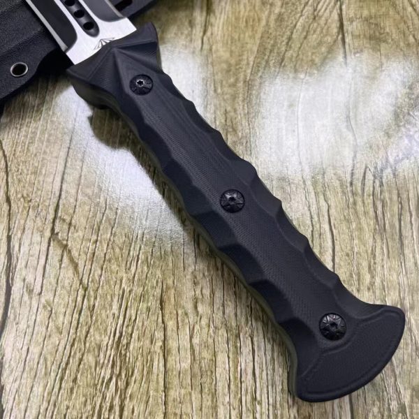 DE006 Divine Sword Villa Imperial Divine Sword Double-edged Knife G10 Handle K Scabbard