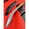 f17cb97f2be05819 GT008 Nepalese Royal Family Curved Knife Wooden Handle K Scabbard