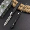 ZC001 Pastor 2 Straight Out (Black) OTF Knife aluminum alloy handle