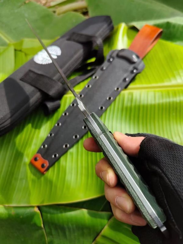 f6d2c86002dd14e7 DE007 Miller Polaris Double Edges G10 Handle K Scabbard