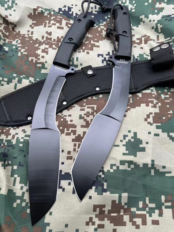 f804b7341b8b9ec4 GT011Extreme Force Nepal Curved Knife G10 Handle Nylon cloth knife cover