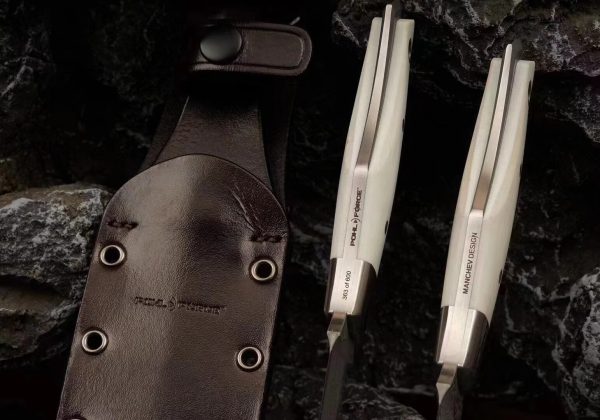 ff27e5dfe4997007 DE010 Stallone Lamborghini MK10 Double-edged Knife G10 Handle K Scabbard