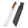 LS066 Preshan / Climber Extended Edition Long Fixed Blade Knife Wooden Handle Leather Sheath