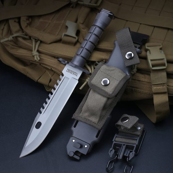 图 10 LS081 M9 D80 Long Fixed Blade Knife G10 Handle K Scabbard