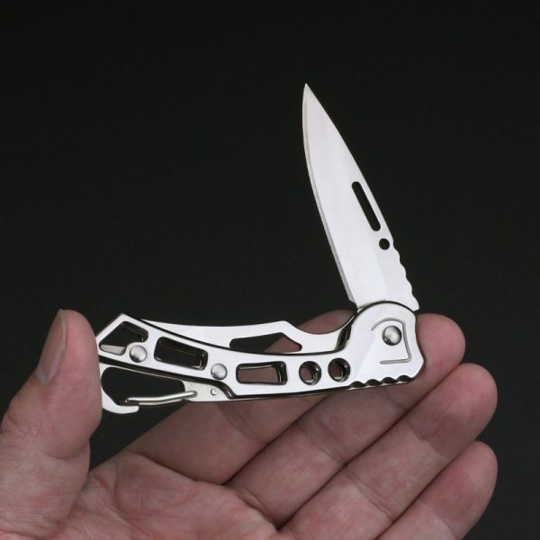 FB004 Folding Blade Knife Stainless steel Handle(Black, Silver, Colorful）