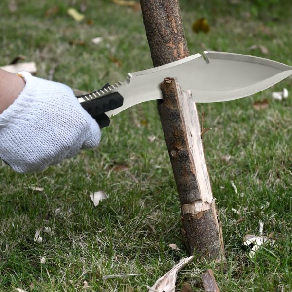 GT007 Dragging Dog Legs Curved Knife G10 Handle K Scabbard