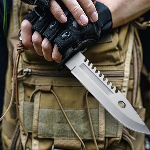 图 11 LS081 M9 D80 Long Fixed Blade Knife G10 Handle K Scabbard