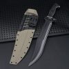 图 2 LS079 yyq Brokeback Long Fixed Blade Knife G10 Handle K Scabbard