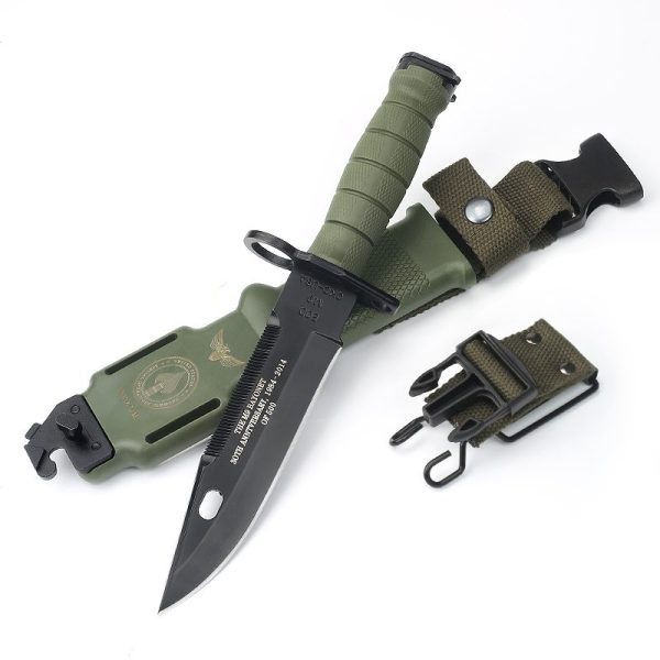 图 3 LS083 Ontario M9 30th Anniversary Edition Long Fixed Blade Knife G10 Handle K Scabbard