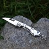 FB001 Folding Blade Knife Stainless steel Handle