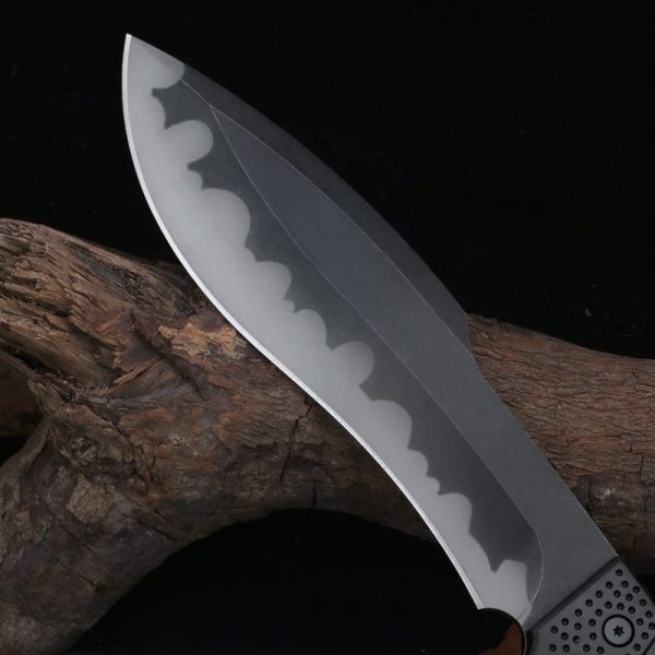 图 4 GT006 DK-01 Dog Leg Curved Knife G10 Handle K Scabbard