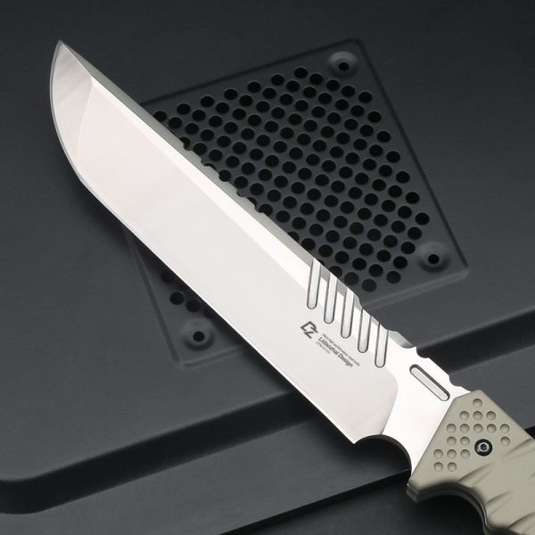 图 4 LS073 Archduke/ARCHON Long Fixed Blade Knife G10 Handle Leather Sheath