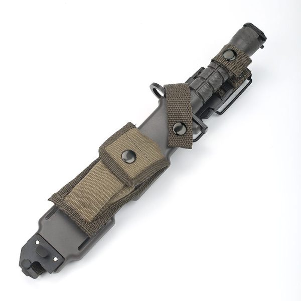 图 4 LS081 M9 D80 Long Fixed Blade Knife G10 Handle K Scabbard