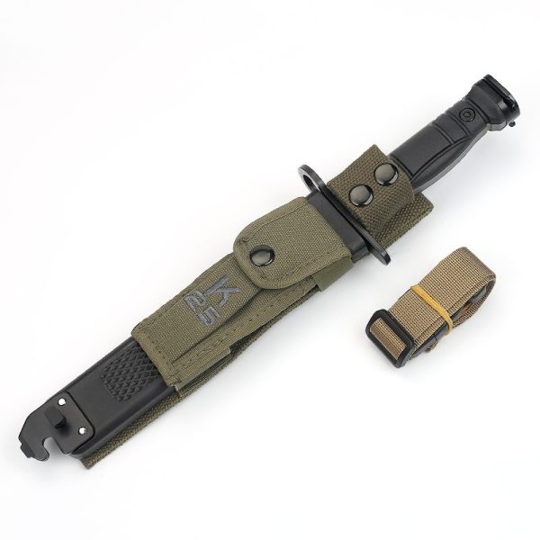 图 4 LS080 K25 Long Fixed Blade Knife G10 Handle K Scabbard