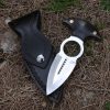 图 5 SC002 Black Hand Thorn Push Dagger Wooden Handle Leather Sheath