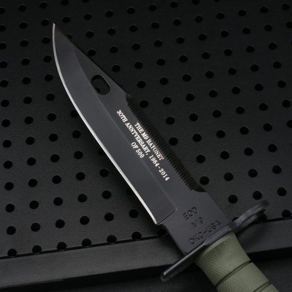 图 5 LS083 Ontario M9 30th Anniversary Edition Long Fixed Blade Knife G10 Handle K Scabbard