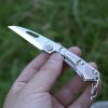 FB001 Folding Blade Knife Stainless steel Handle
