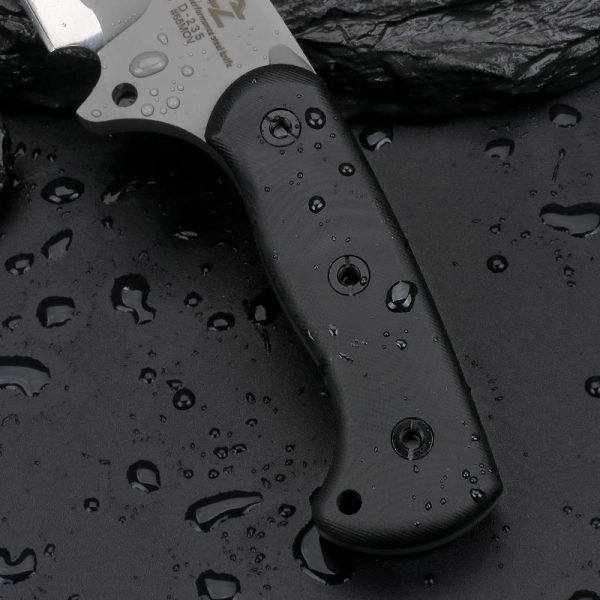 LS072 Anger Long Fixed Blade Knife G10 Handle K Scabbard
