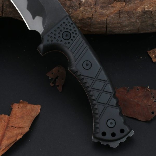 图 5 GT006 DK-01 Dog Leg Curved Knife G10 Handle K Scabbard