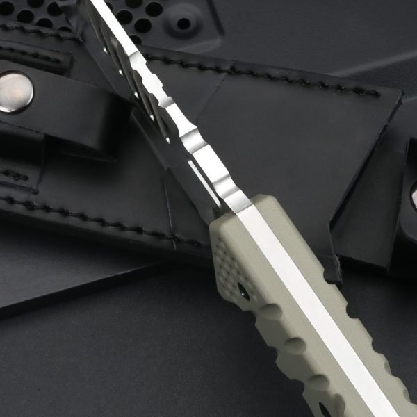 图 6 LS073 Archduke/ARCHON Long Fixed Blade Knife G10 Handle Leather Sheath