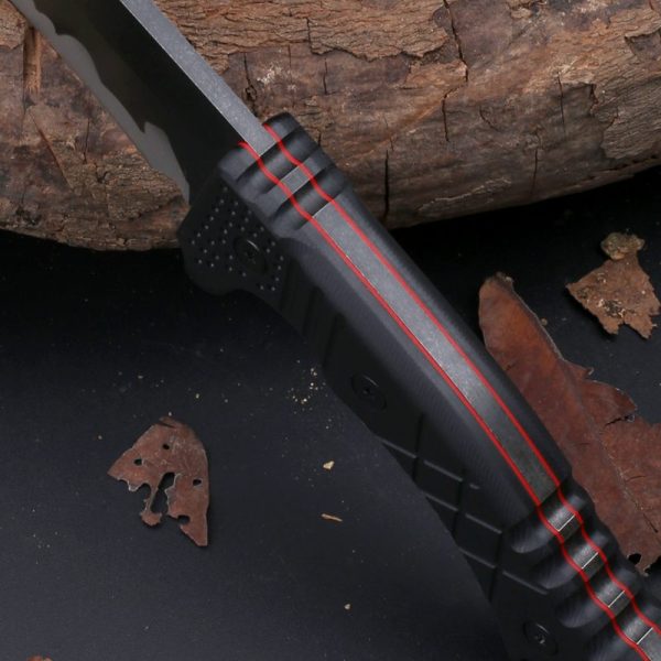 图 6 GT006 DK-01 Dog Leg Curved Knife G10 Handle K Scabbard