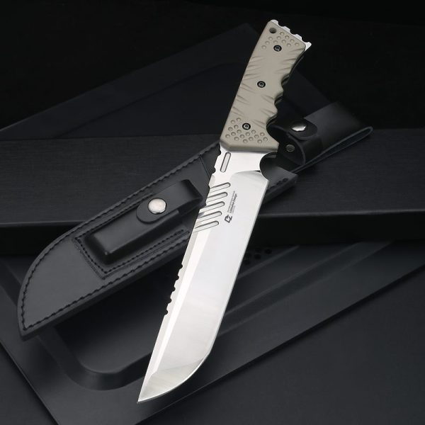 图 7 LS073 Archduke/ARCHON Long Fixed Blade Knife G10 Handle Leather Sheath