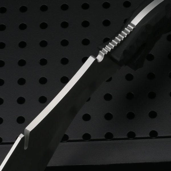 GT007 Dragging Dog Legs Curved Knife G10 Handle K Scabbard