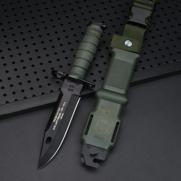 图 8 LS083 Ontario M9 30th Anniversary Edition Long Fixed Blade Knife G10 Handle K Scabbard